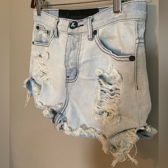 ONE Teaspoon Distressed Jeans Size 25 - Picture 3 of 16